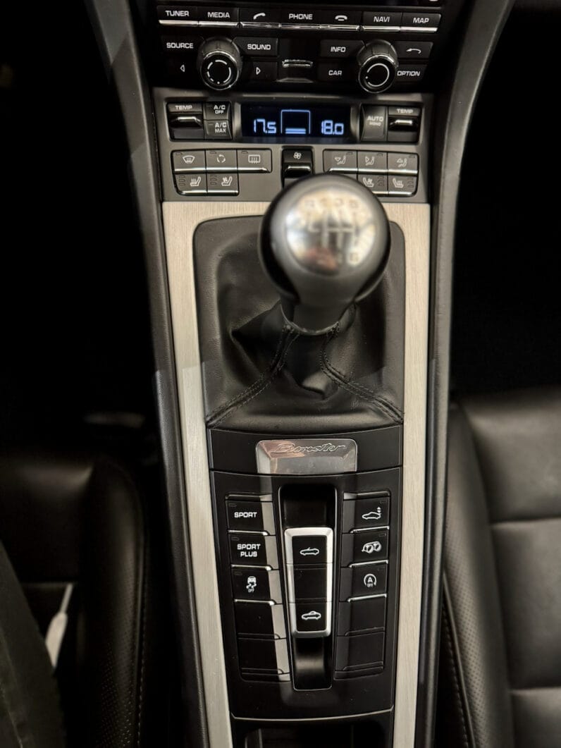 
								PORSCHE BOXSTER S 981 FLAT 6 3.4I 315 CH SUIVI COMPLET BOITE MECA full									