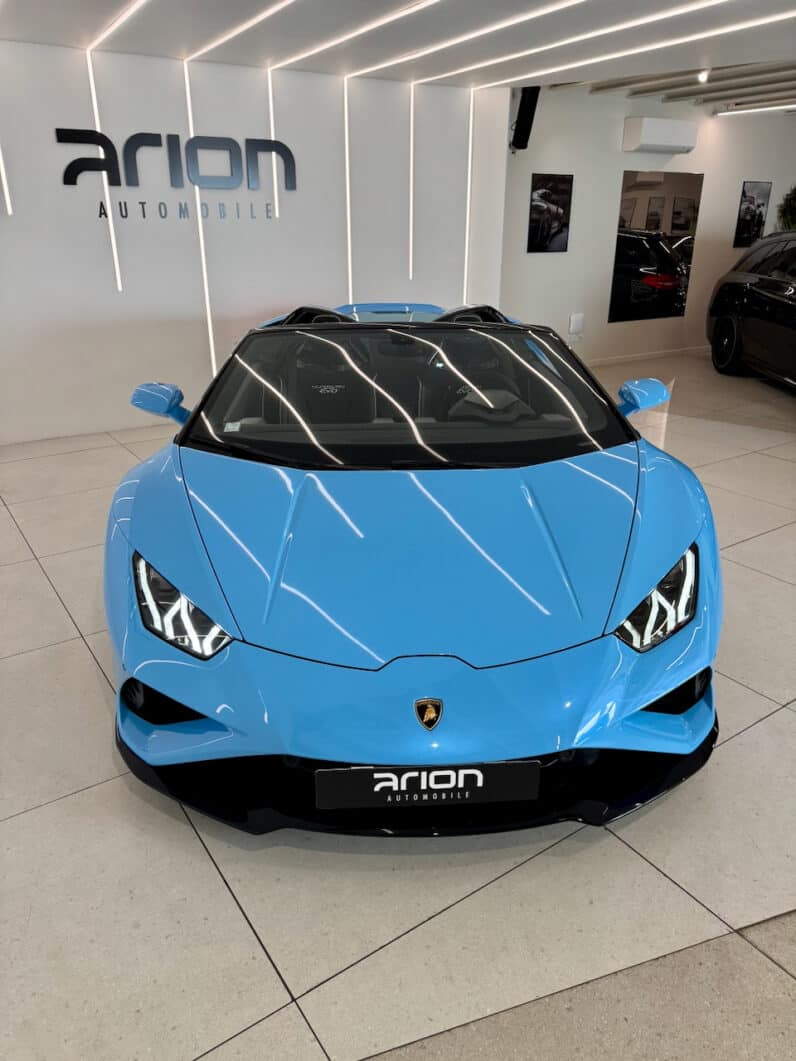 
								LAMBORGHINI HURACAN EVO RWD SPYDER 610 CH Blu Cepheus full									