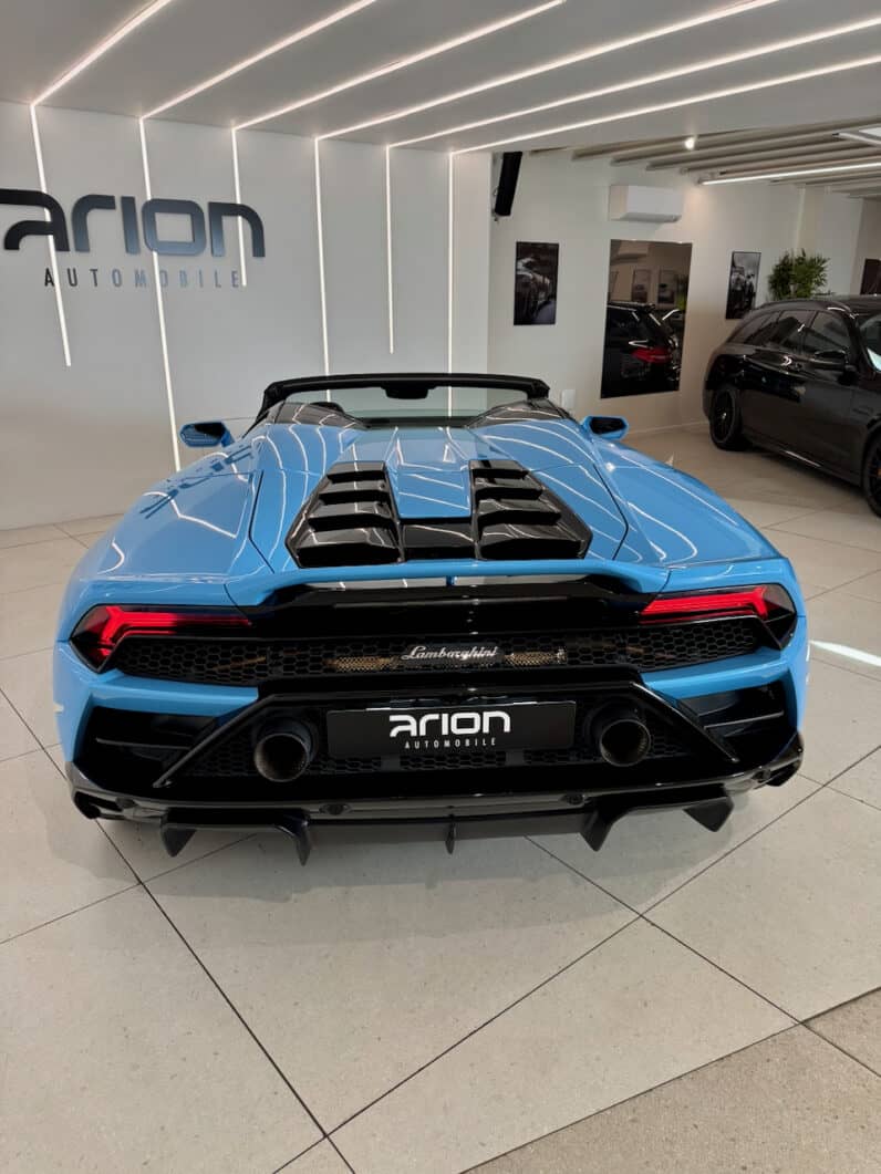 
								LAMBORGHINI HURACAN EVO RWD SPYDER 610 CH Blu Cepheus full									