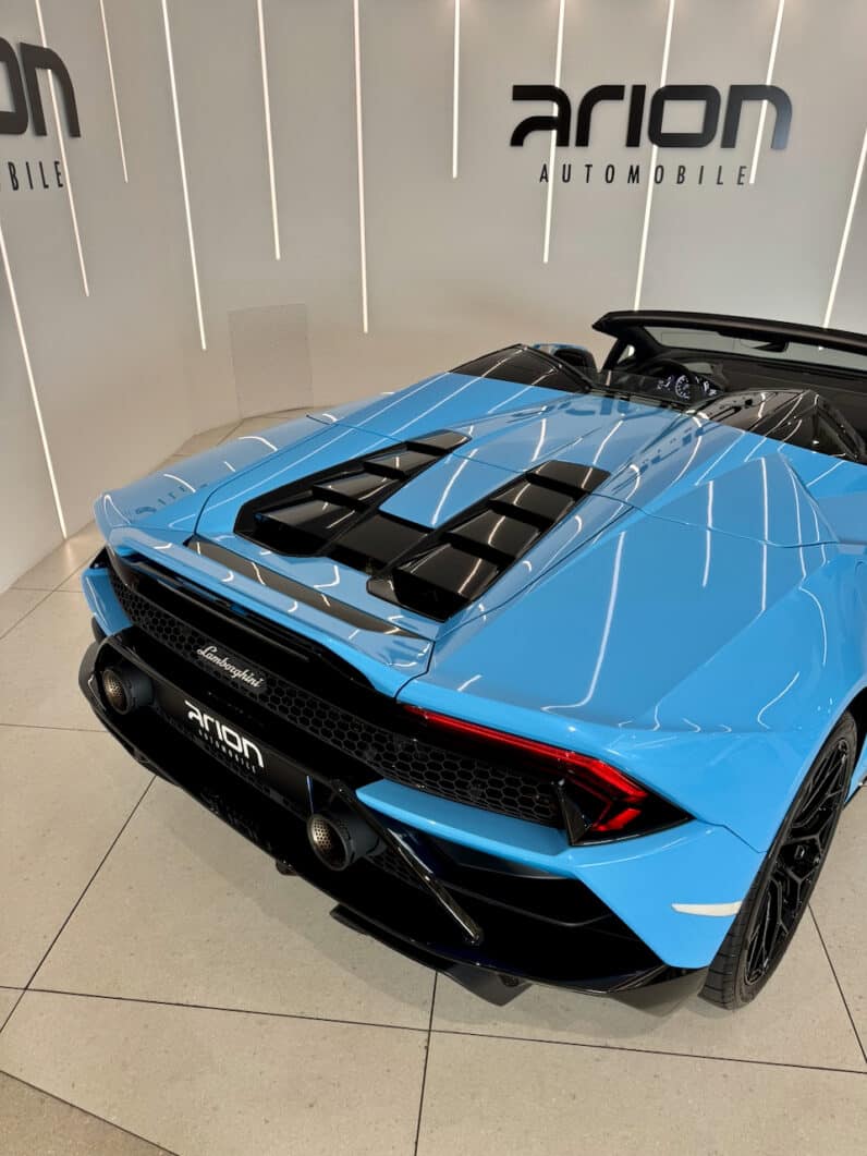
								LAMBORGHINI HURACAN EVO RWD SPYDER 610 CH Blu Cepheus full									