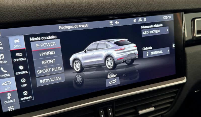 
								PORSCHE Cayenne Coupé E-Hybrid 3.0L V6 461 ch Pack Sport Allégé full									
